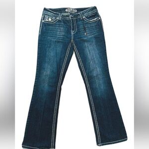 Paisley Sky Indigo Boot Cut Jeans